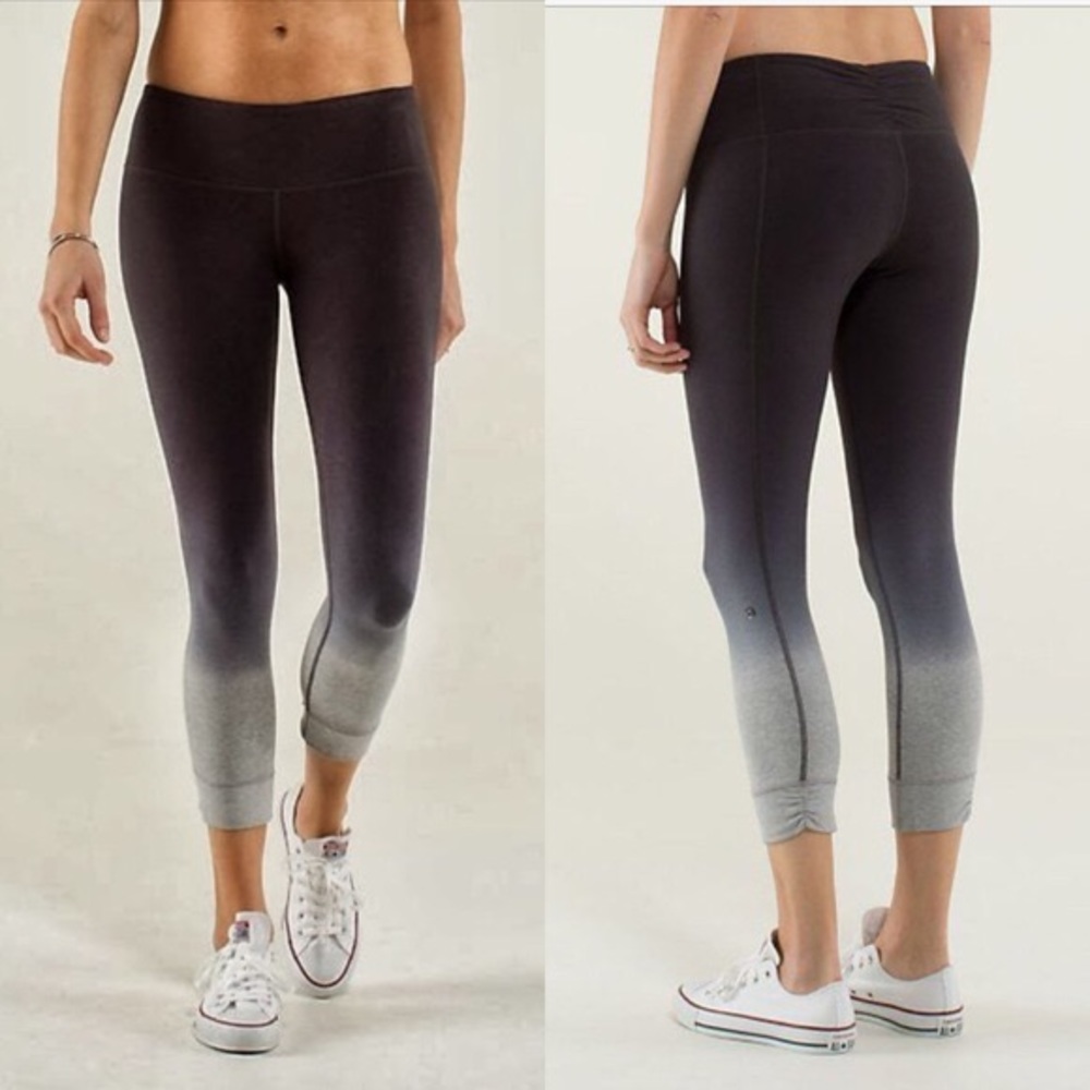Lululemon Live Natural Ombré Crops
